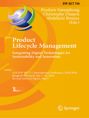 cover image of Product Lifecycle Management. Integrating Digital Technologies for Sustainability and Innovation